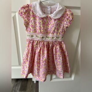 2t vintage floral dress embroidered detail